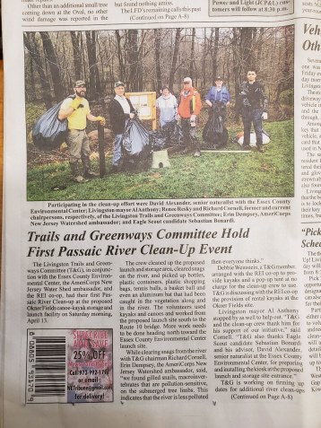 David Alexander, Passaic River Clean-up (2)
